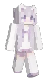 soft peach and mischka Minecraft skin — Slim model