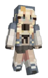 raven and black Minecraft skin — Slim model — first worn by nadieess