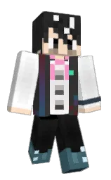white and negroni Minecraft skin — Classic model