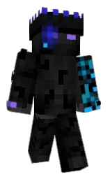 CluckCreeper's Minecraft skin wearing the 15th Anniversary cape