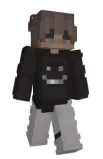 Front of NothingsTrue's skin
