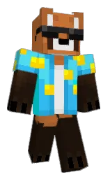 raw sienna and karaka Minecraft skin — Classic model — first worn by PandaRojoGam