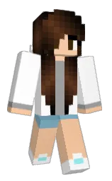 white and corvette Minecraft skin — Classic model