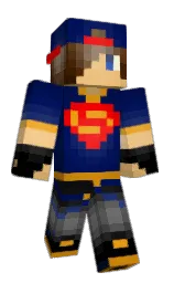 black and stratos Minecraft skin — Classic model — first worn by Nselp
