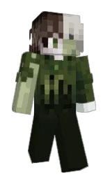 hunter green and woodland Minecraft skin — Slim model