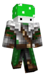 white and malachite Minecraft skin — Classic model — first worn by kkcmx