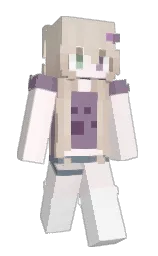 rose white and linen Minecraft skin — Slim model