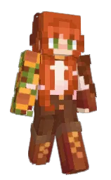 TansyMC's Minecraft skin wearing the Mojang Office cape