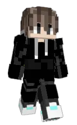 black and mine shaft Minecraft skin — Classic model
