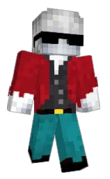 thunderbird and black Minecraft skin — Classic model — first worn by Benixovec