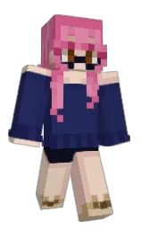 almond and cloud burst Minecraft skin — Slim model