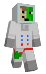 spaceguy6734's Minecraft skin wearing the Cherry Blossom cape