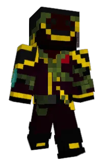 Front of Victurix's skin