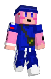 Front of Caydel's skin