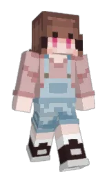 H7meyra's Minecraft skin wearing the Aurora cape