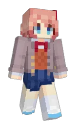 Sonrojado's Minecraft skin wearing the Twisted cape