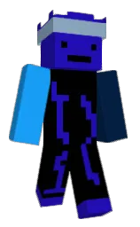 black and tangaroa Minecraft skin — Classic model — first worn by Tomo54_