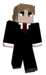 MrSke's Minecraft skin wearing the 15th Anniversary cape