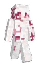white and fantasy Minecraft skin — Slim model
