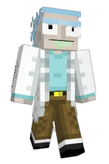 420Rick Minecraft avatar full body