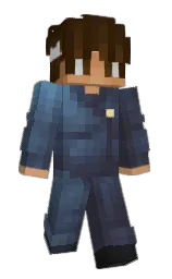tuna and oxford blue Minecraft skin — Slim model — first worn by wlolloxvii