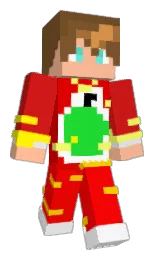 thunderbird and red Minecraft skin — Classic model