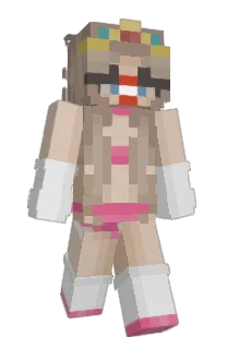 Front of prjncess's skin