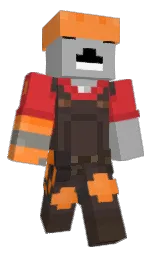 silver chalice and woody brown Minecraft skin — Classic model