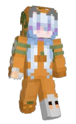 loliemeow's Minecraft skin wearing the Aurora cape