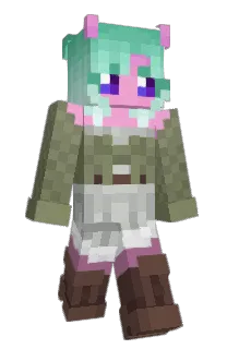 Front of XQwel's skin