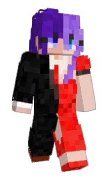 mandys pink and black Minecraft skin — Slim model