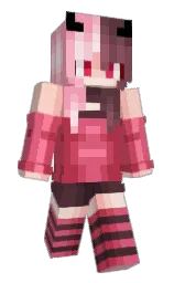 sleepydoee's Minecraft skin wearing the Cherry Blossom cape