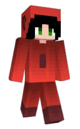 black and punch Minecraft skin — Slim model — first worn by LMKgoddess