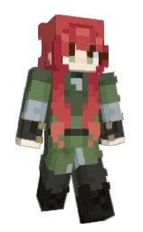 black and tom thumb Minecraft skin — Slim model — first worn by GamerRedRuby
