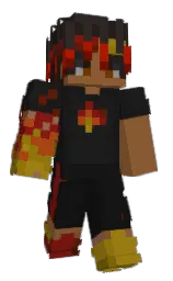 Back of FireFusionYT's skin