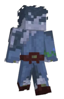 Front of ViXiB's skin