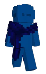 congress blue and deep cove Minecraft skin — Slim model