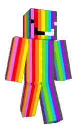 yellow and black Minecraft skin — Classic model