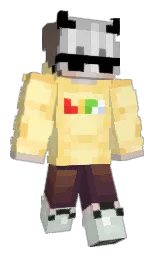 buttermilk and golden glow Minecraft skin — Classic model — first worn by PiggiePotter