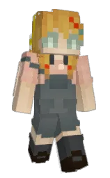 tussock and old gold Minecraft skin — Slim model — first worn by ShaiLunx