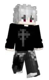 black and mine shaft Minecraft skin — Slim model — first worn by vinisans_8