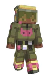 Front of goofball's skin