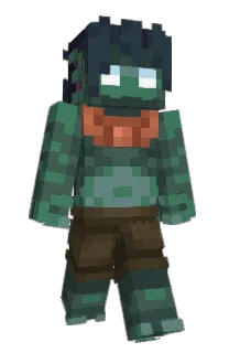 Front of Monozari's skin