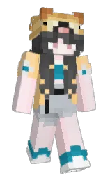 EmiPlaysz's Minecraft skin wearing the Home cape