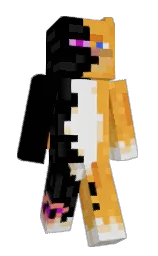CDR05warrior's Minecraft skin wearing the Cherry Blossom cape