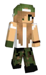 black and manhattan Minecraft skin — Slim model — first worn by sweetlean