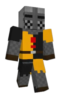 Front of Rovali's skin