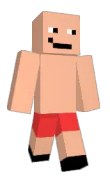 peach orange and red orange Minecraft skin — Classic model