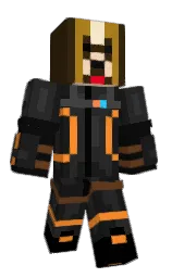 bbdo's Minecraft skin wearing the Common cape