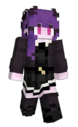 1R1S_'s Minecraft skin wearing the Twisted cape